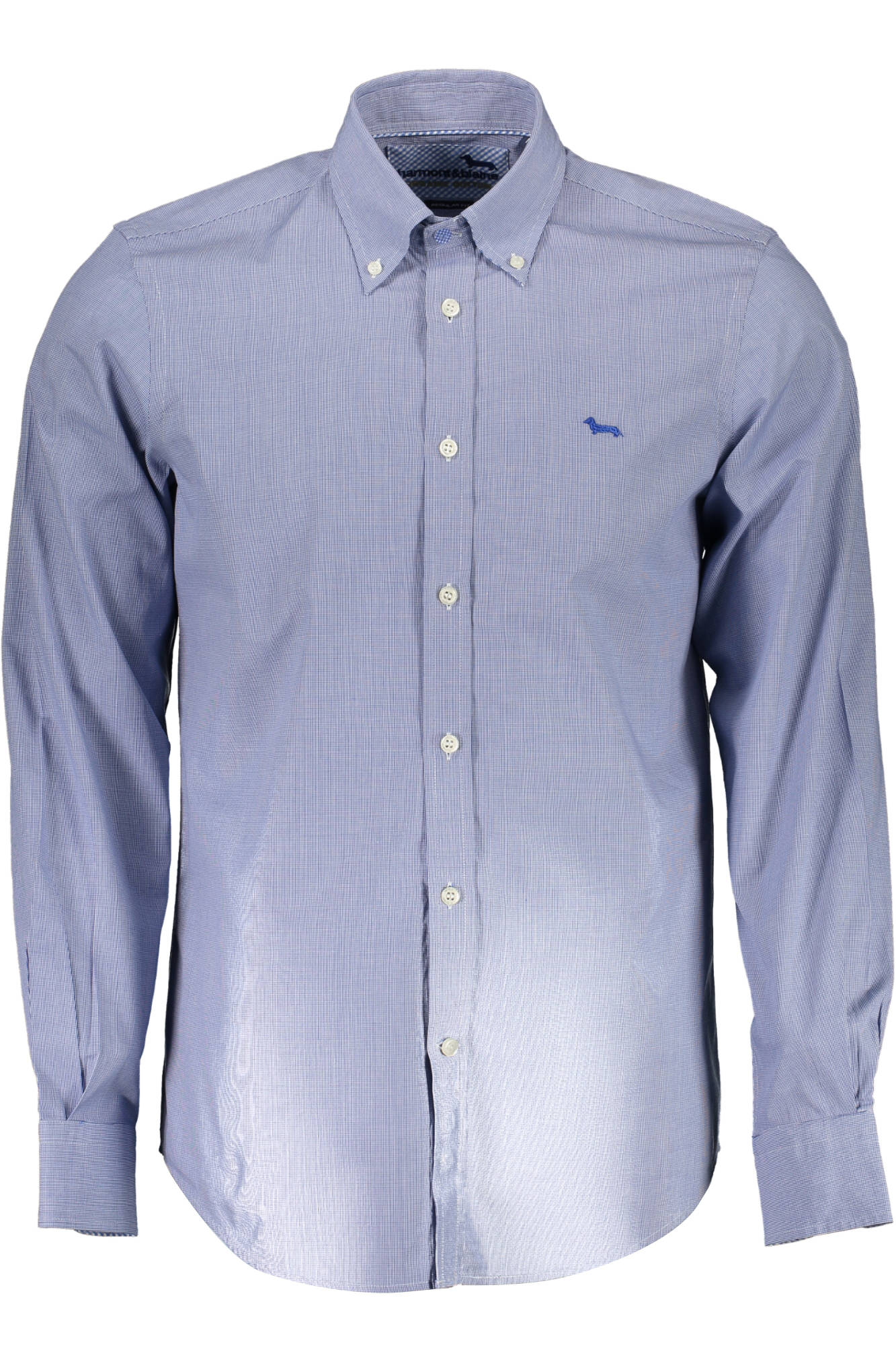 HARMONT & BLAINE CAMICIA MANICHE LUNGHE UOMO BLU
