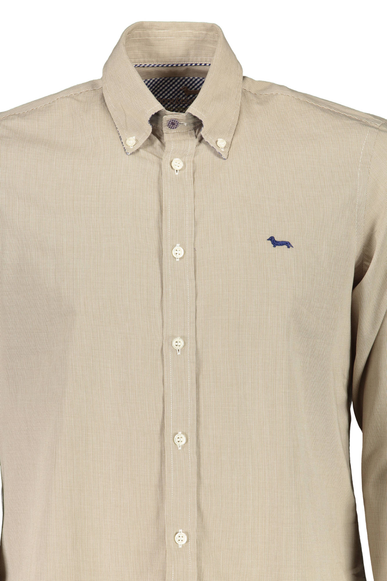 HARMONT & BLAINE CAMICIA MANICHE LUNGHE UOMO BEIGE