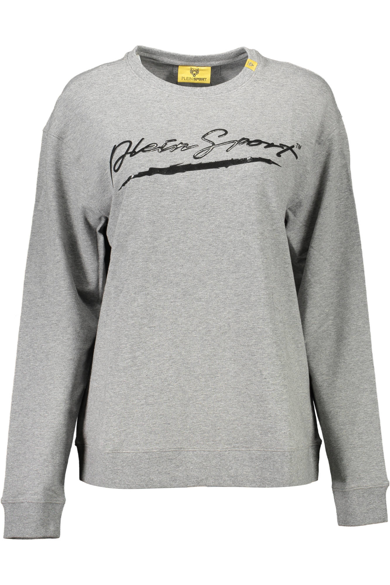 PLEIN SPORT FELPA SENZA ZIP DONNA GRIGIO