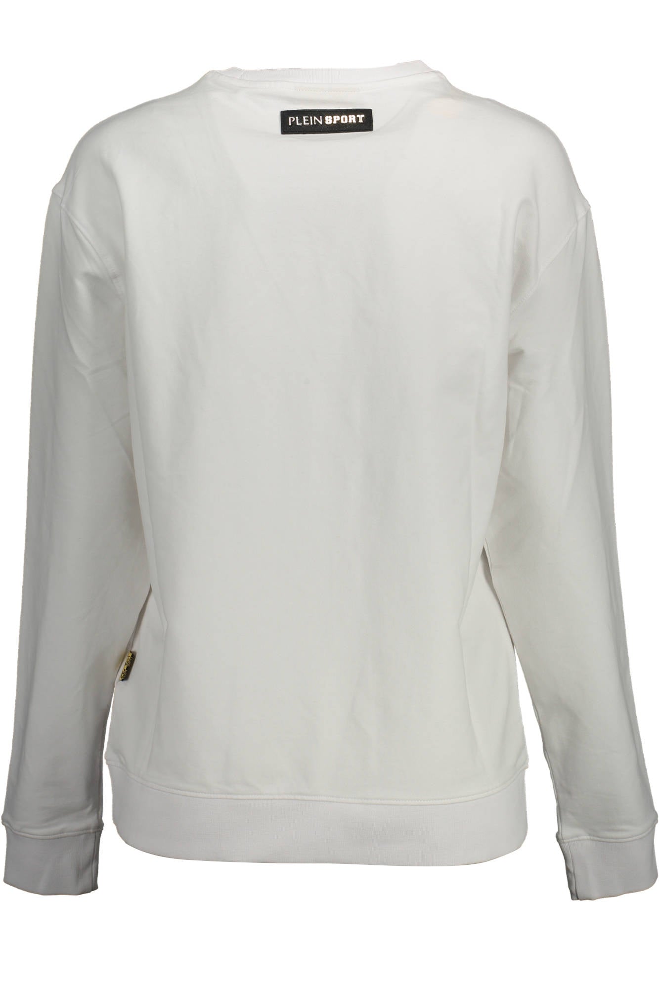 PLEIN SPORT FELPA SENZA ZIP DONNA BIANCO