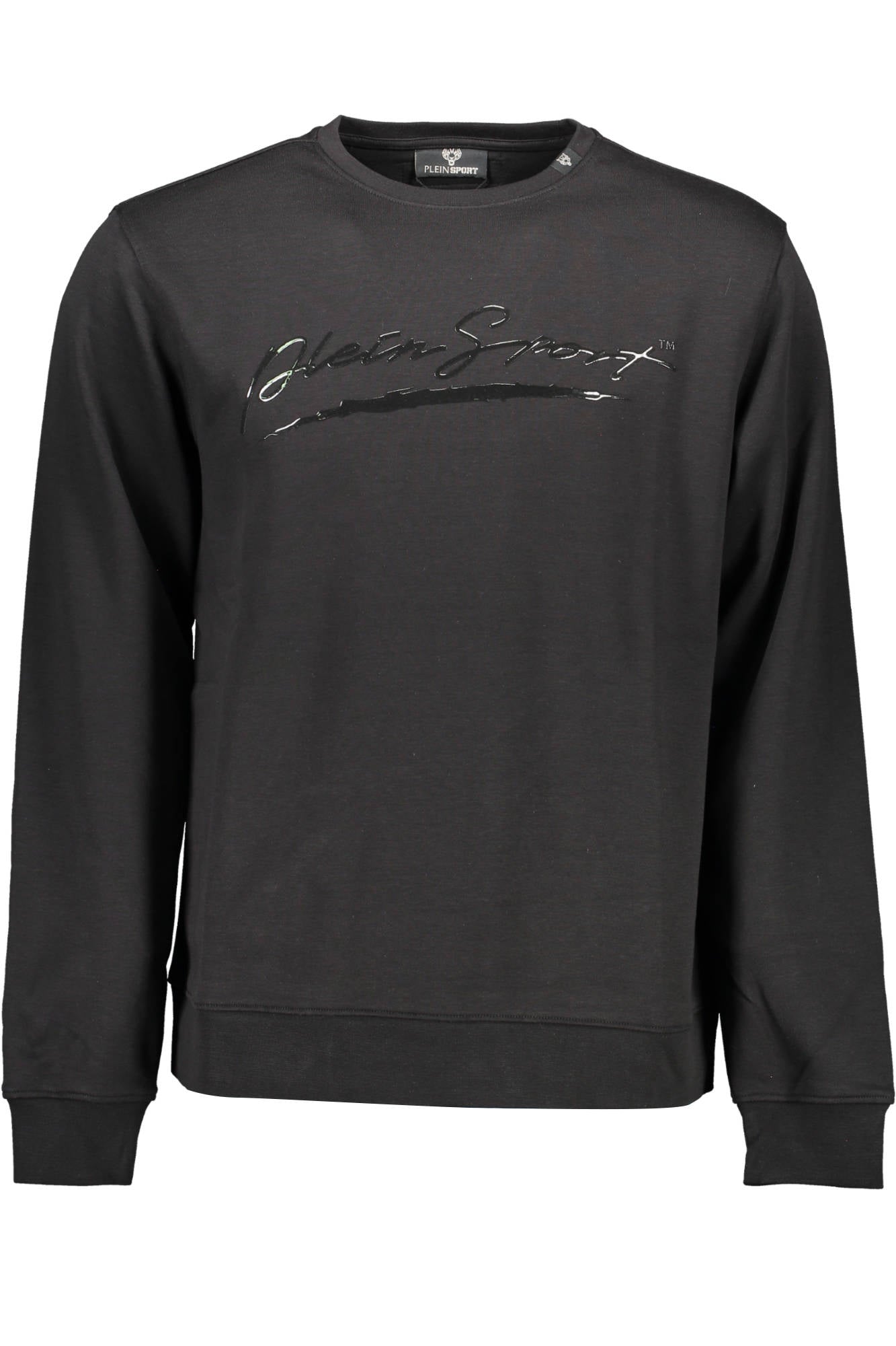 PLEIN SPORT FELPA SENZA ZIP UOMO NERO