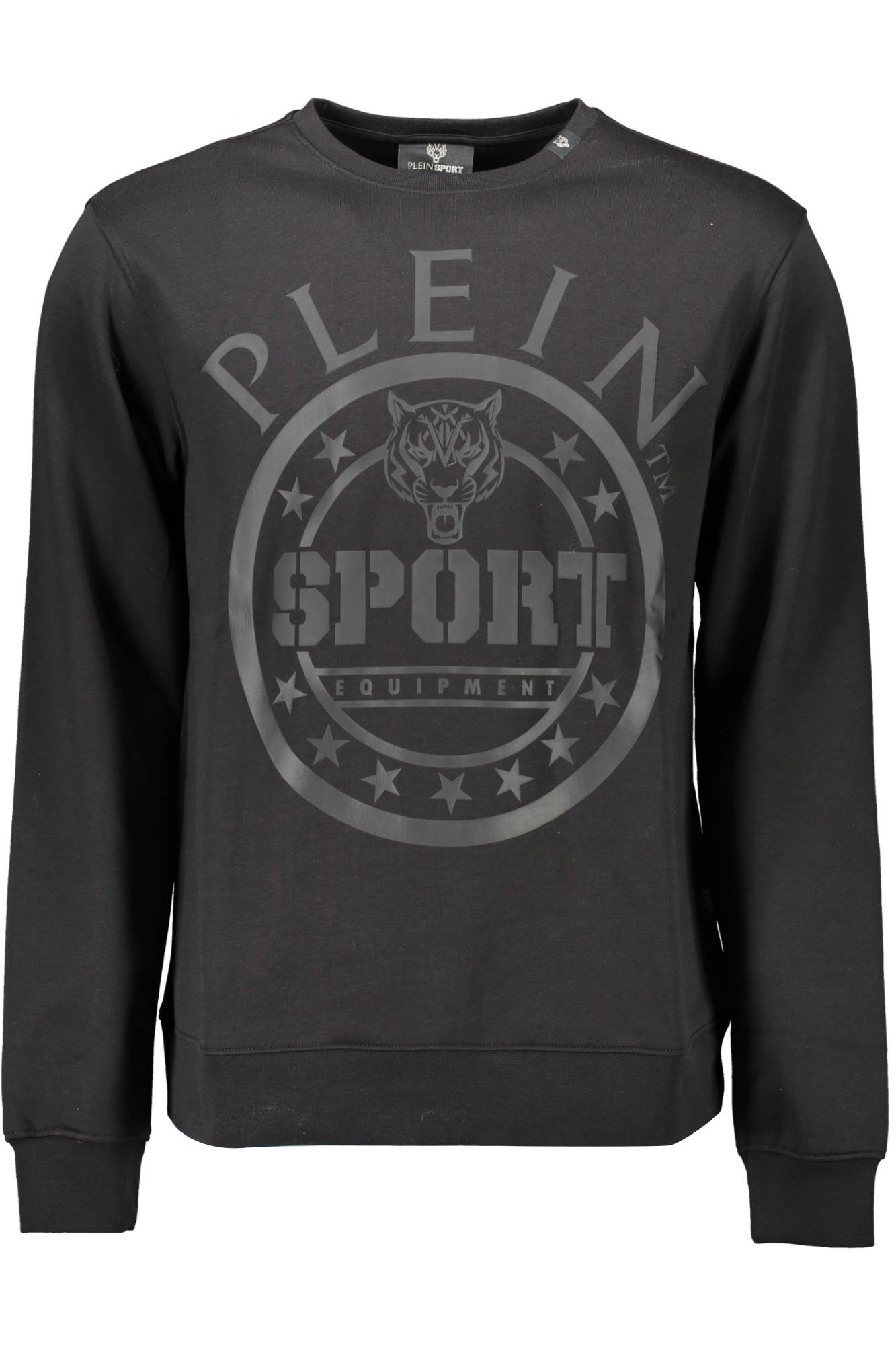 PLEIN SPORT FELPA SENZA ZIP UOMO NERO