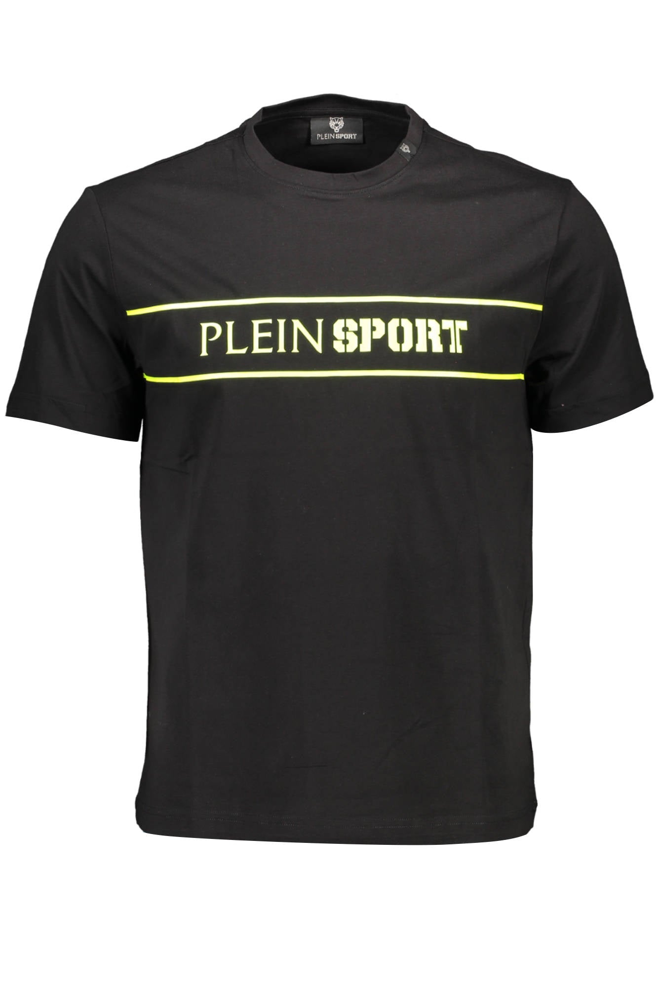 PLEIN SPORT T-SHIRT MANICHE CORTE UOMO NERO