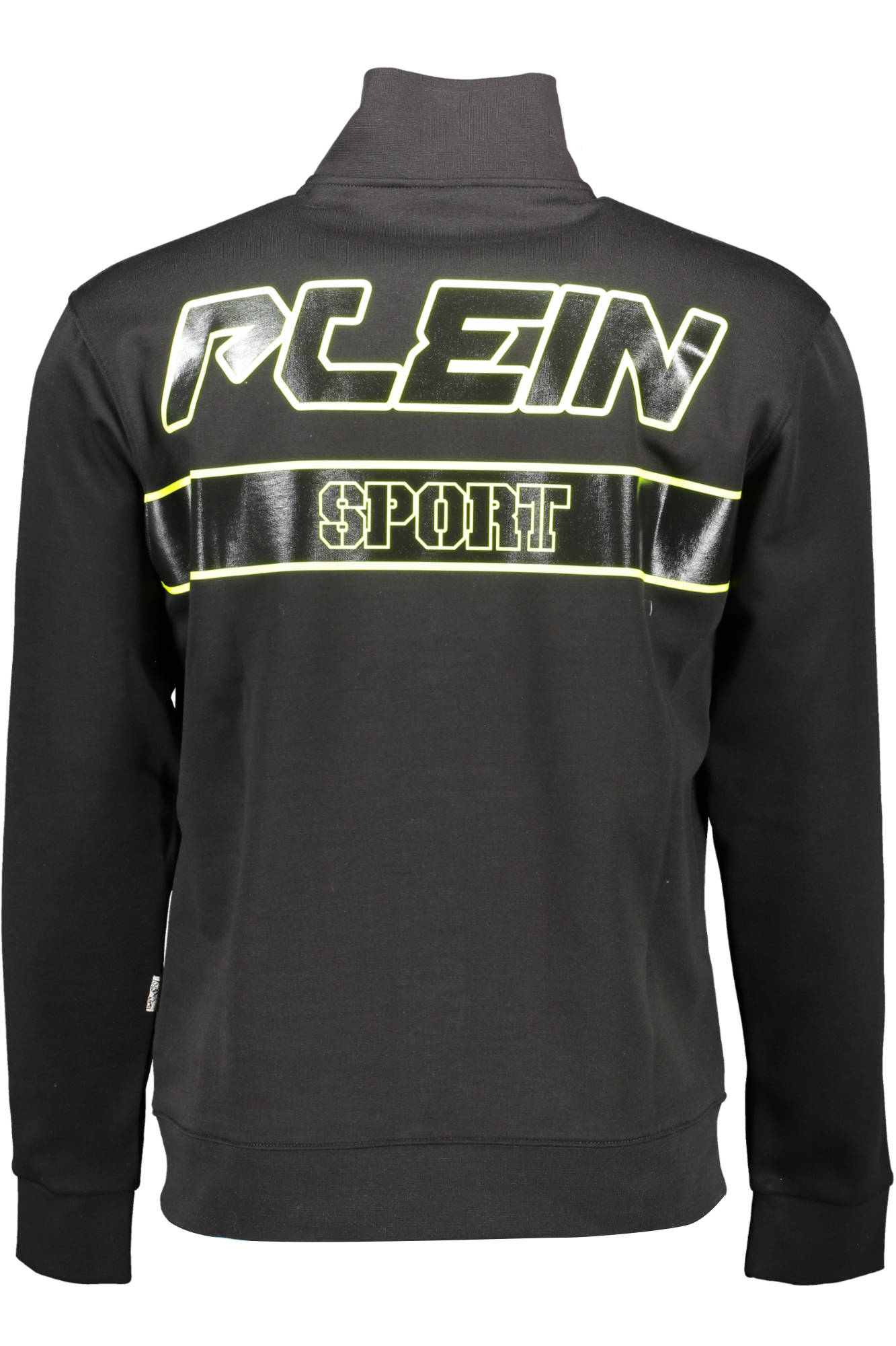 PLEIN SPORT FELPA CON ZIP UOMO NERO