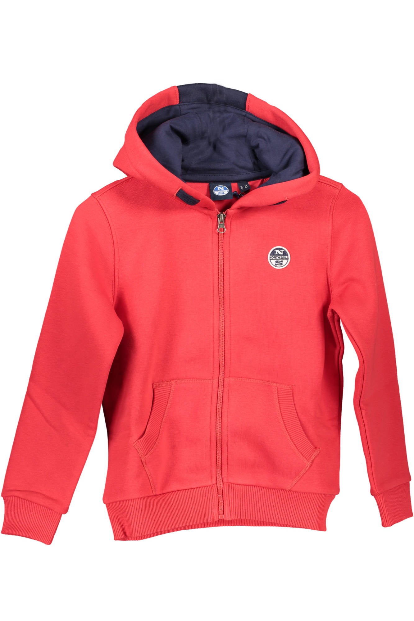 NORTH SAILS FELPA CON ZIP BAMBINO ROSSO