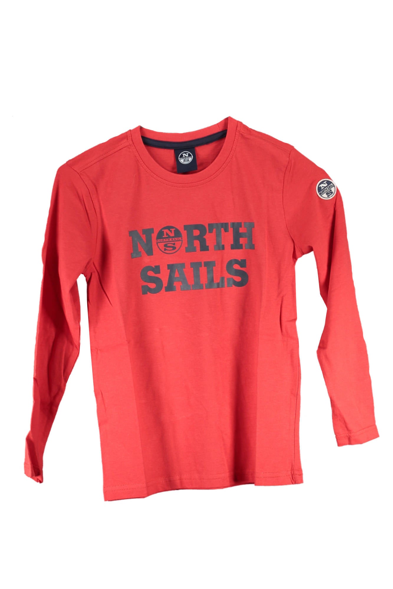 NORTH SAILS T-SHIRT MANICHE LUNGHE BAMBINO ROSSO