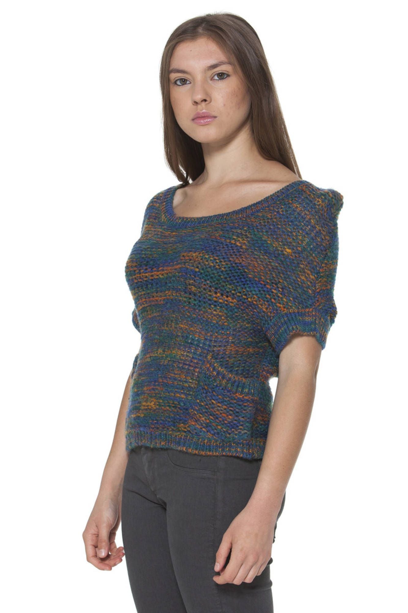 GINGER MAGLIONE DONNA BLU