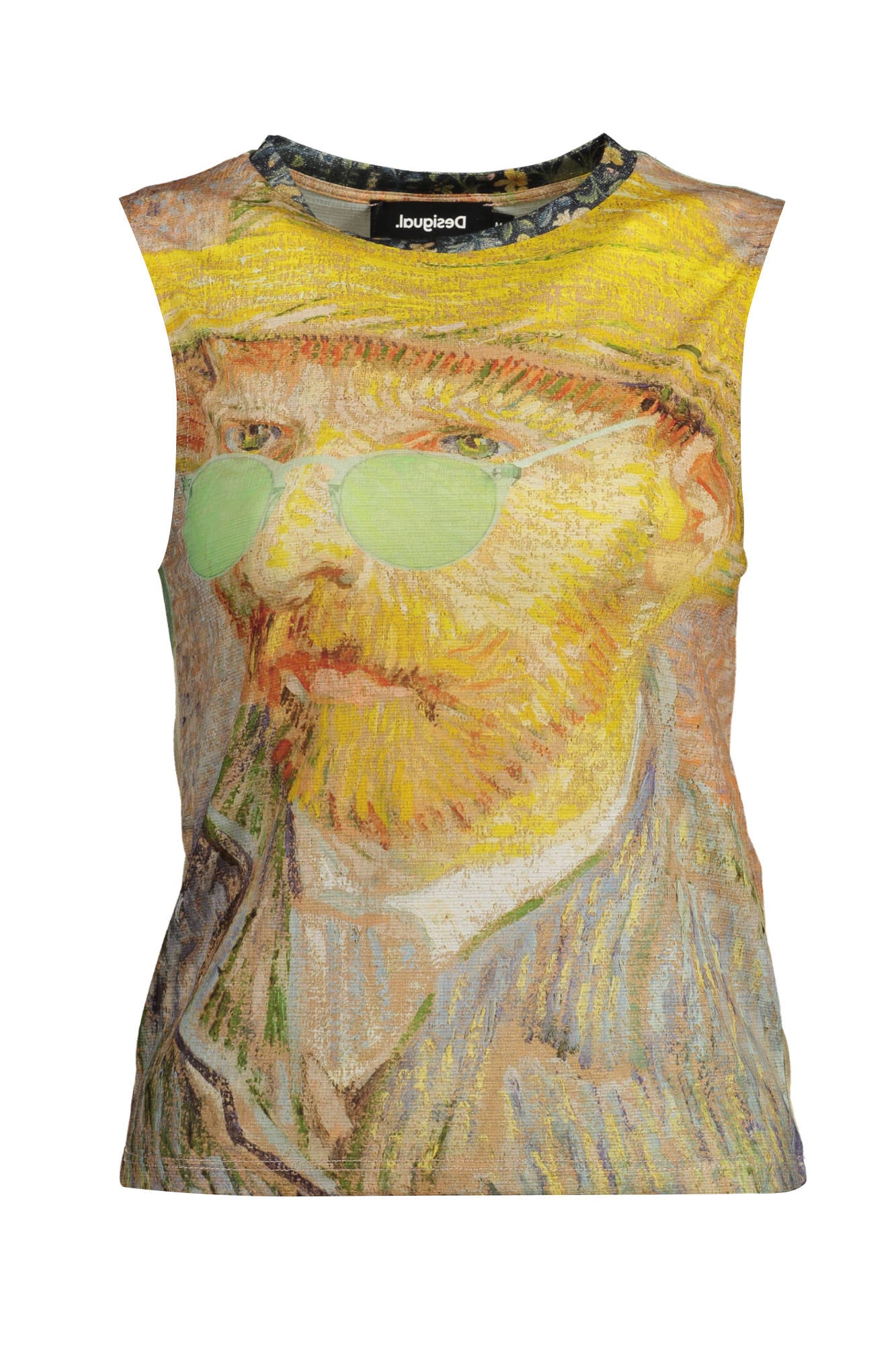 DESIGUAL CANOTTA DONNA GIALLO