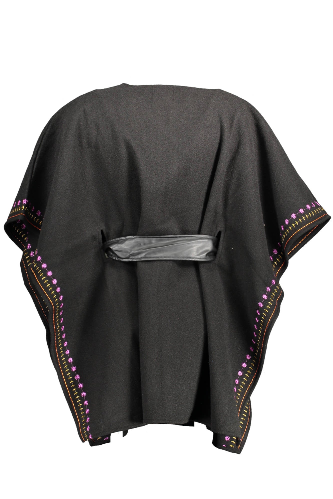 DESIGUAL PONCHO DONNA NERO