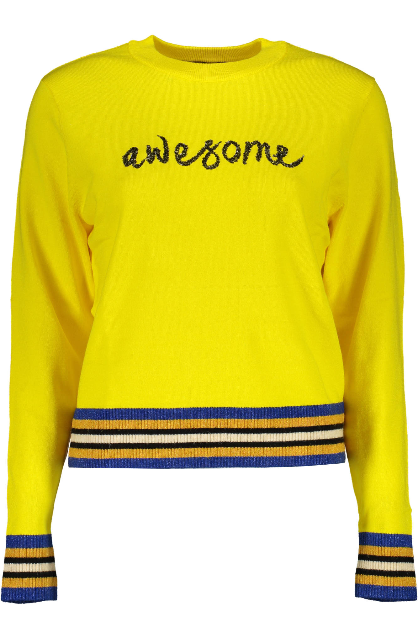DESIGUAL MAGLIA DONNA GIALLO