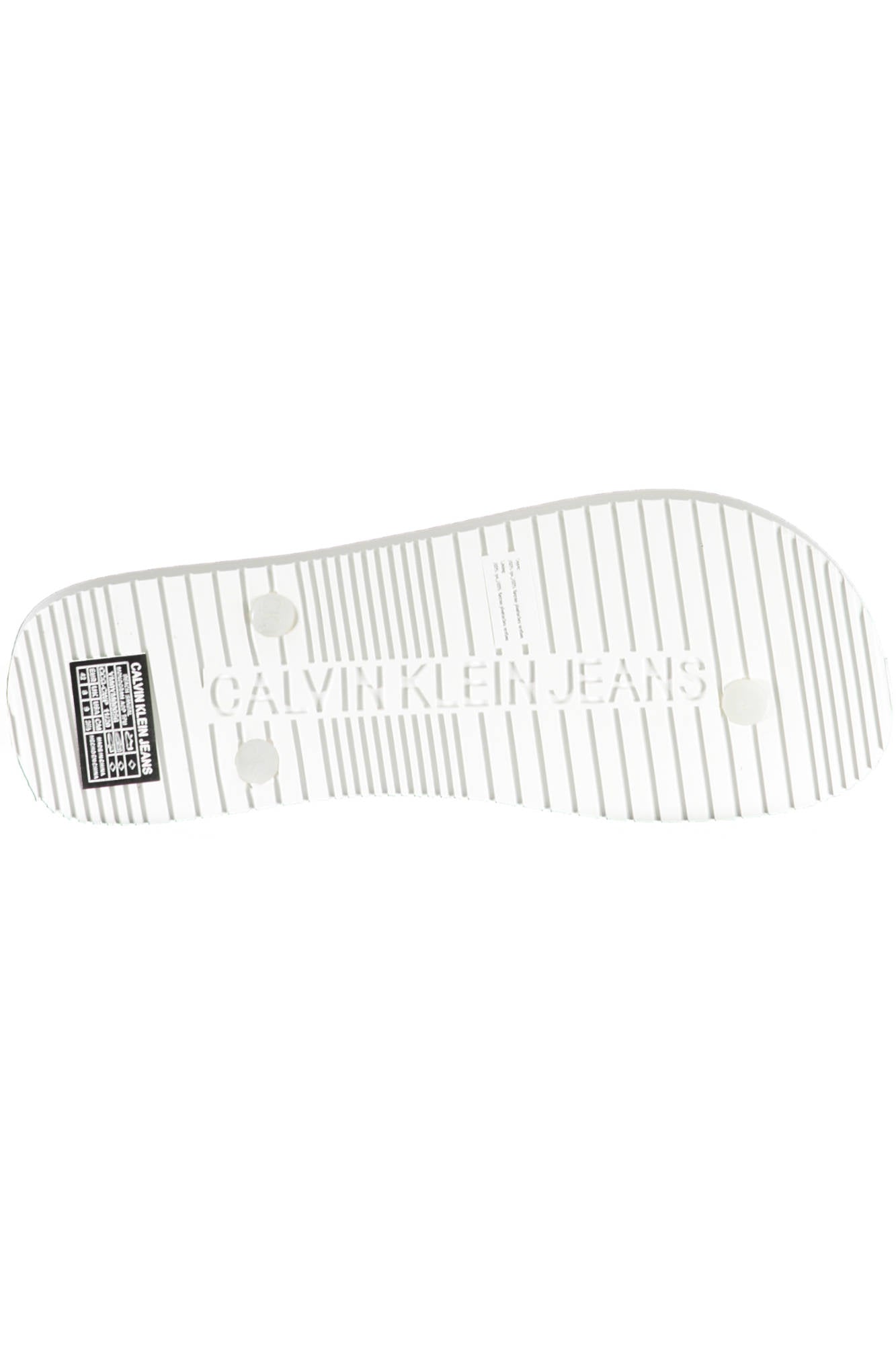 CALVIN KLEIN CALZATURA CIABATTA UOMO BIANCO