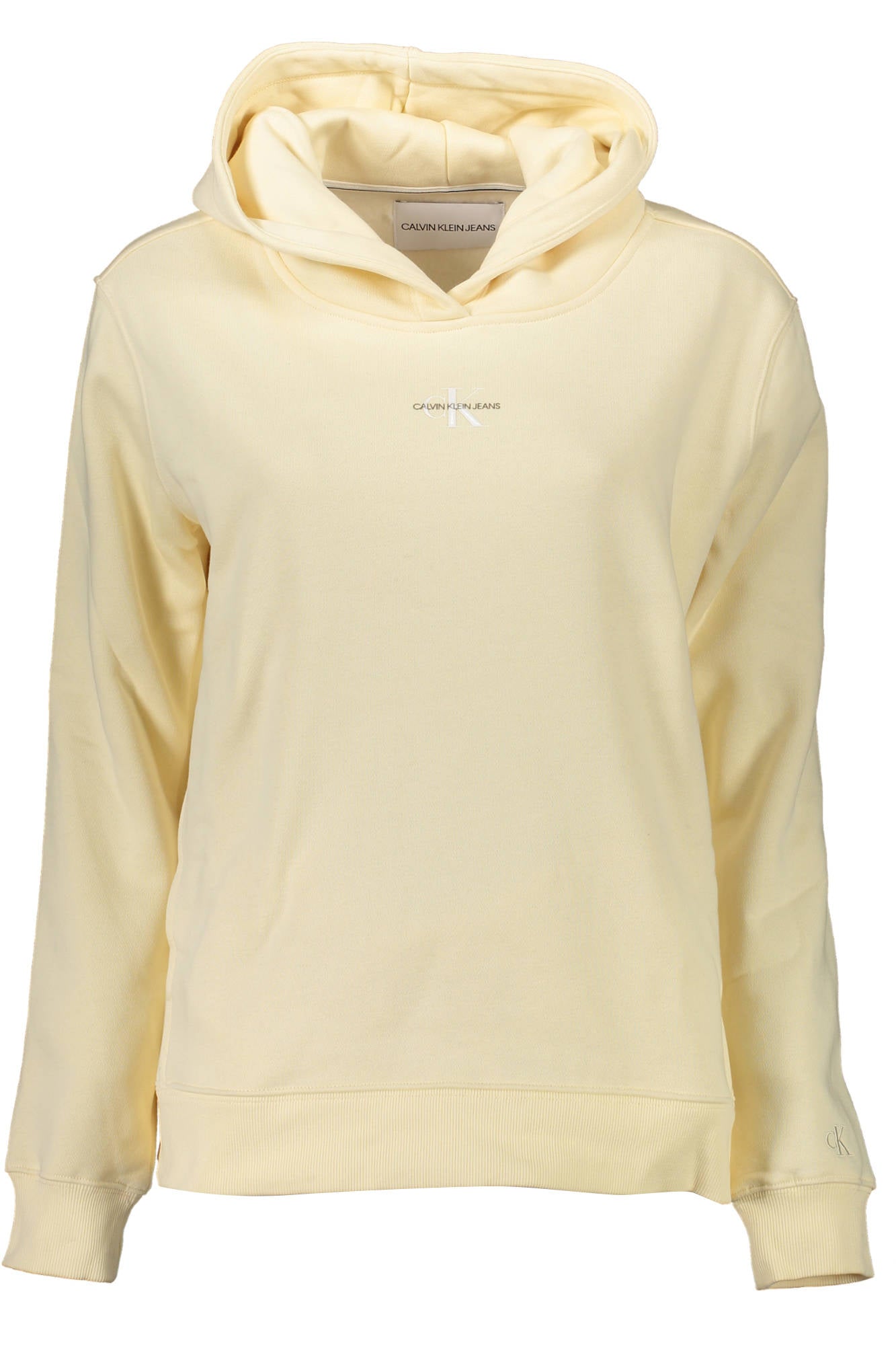 CALVIN KLEIN FELPA SENZA ZIP DONNA GIALLO