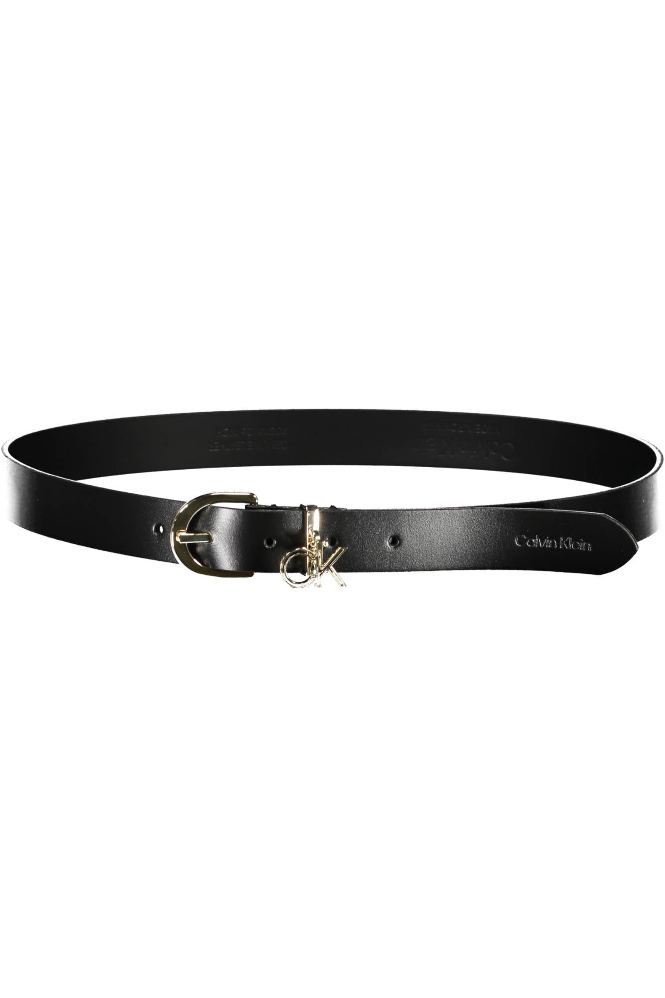 CALVIN KLEIN CINTURA IN PELLE DONNA NERO