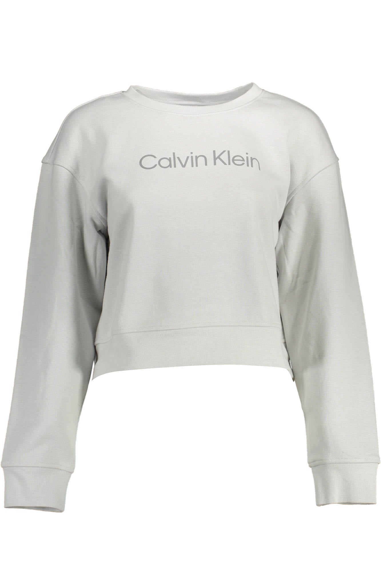 CALVIN KLEIN FELPA SENZA ZIP DONNA GRIGIO