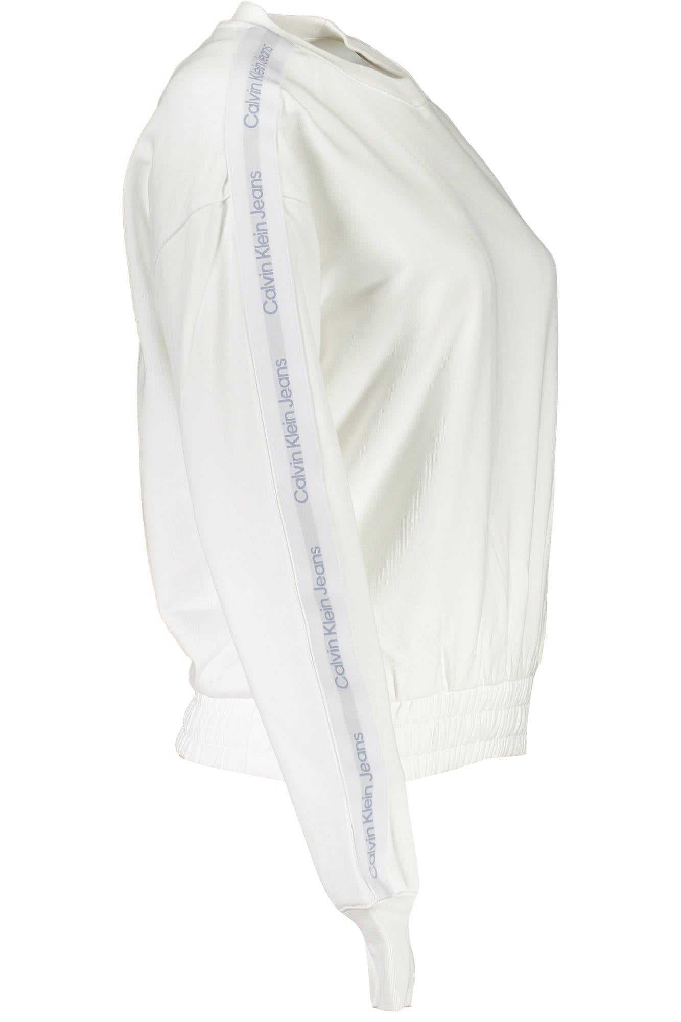 CALVIN KLEIN FELPA SENZA ZIP DONNA BIANCO