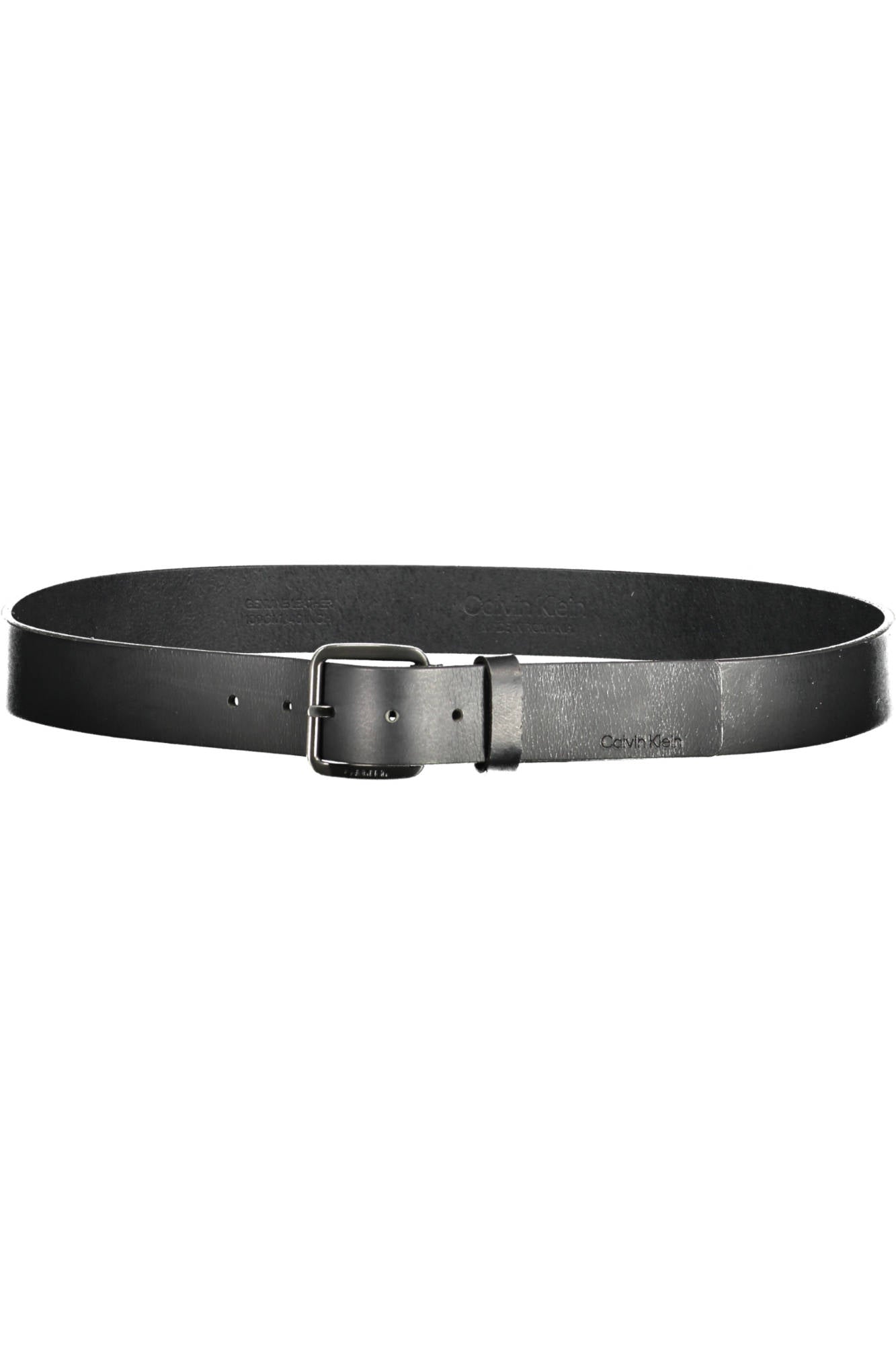 CALVIN KLEIN CINTURA IN PELLE UOMO NERO
