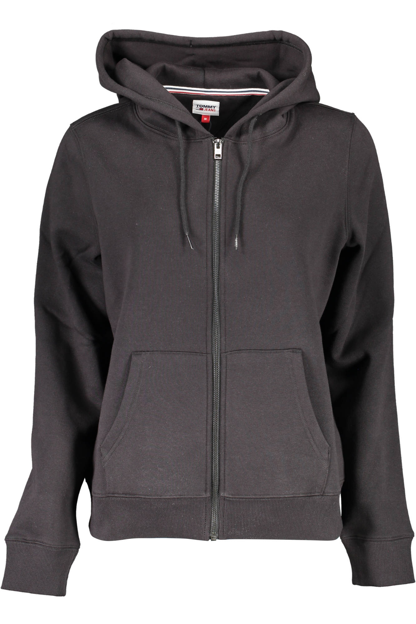 TOMMY HILFIGER FELPA CON ZIP DONNA NERO